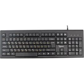 Клавиатура Gembird KB-8354U-BL Black, USB,104 клавиш, 1,45м 