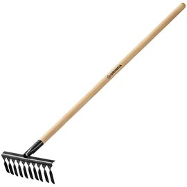  Грабли садовые GRINDA 39581-12 с деревянным черенком 