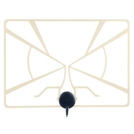  Антенна ТВ Perfeo "RADAR", активная, встр. усилитель, питание от ресивера 5V, DVB-T2 (PF_A4213) 