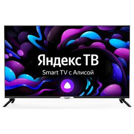  43" Телевизор Hyundai H-LED43BU7003 черный 3840x2160, 4K Ultra HD, 60 Гц, Wi-Fi, Smart TV, Яндекс ТВ 