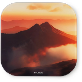  Весы напольные Hyundai H-BS03981 оранжевый 