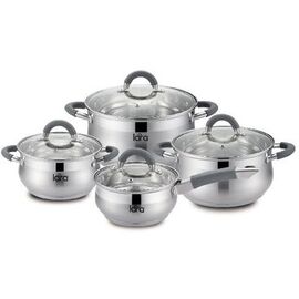  Набор кастрюль LARA LR02-93 Bell 8пр 