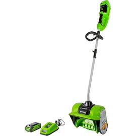  Снегоуборщик GreenWorks GD40SSK2 с 1хАКБ 2 А.ч и ЗУ (2600807UA) 