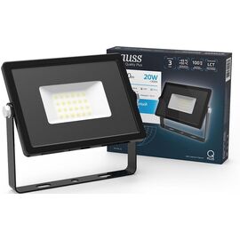  Прожектор Gauss Qplus уличный светодиодный 20Вт корп.алюм.черный (613511320) 