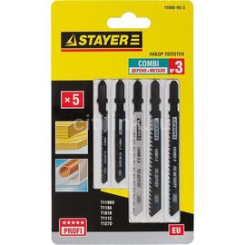  Набор пилок универсальные Stayer 15980-H5-3 5пред. (лобзики) 