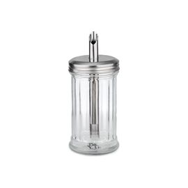  Сахарница LARA LR08-33 с дозатором 300мл, стекло, сталь 
