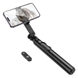 Монопод HOCO K25 Sherkhan magnetic aluminum alloy live broadcast holder Black 